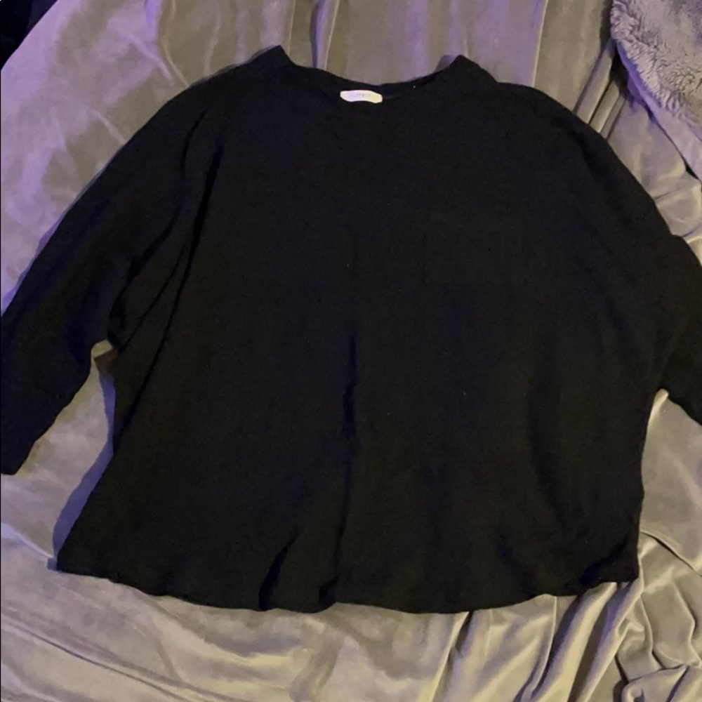 Black Dolman Sleeve Top - Honey & Lemon